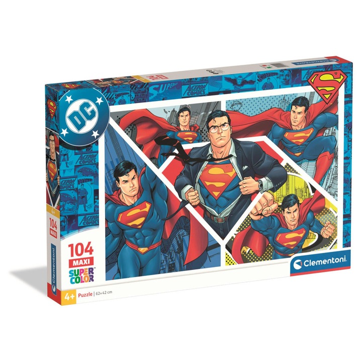 Superman Comic Legends 104 db-os maxi puzzle Clementoni