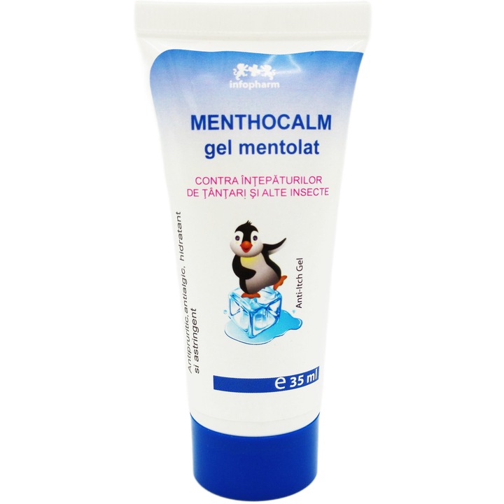 Gel calmant racoritor pentru intepaturi de tantari si alte insecte, efect antipruriginos, reduce mancarimea si iritatiile, 35ml, InfoPharm