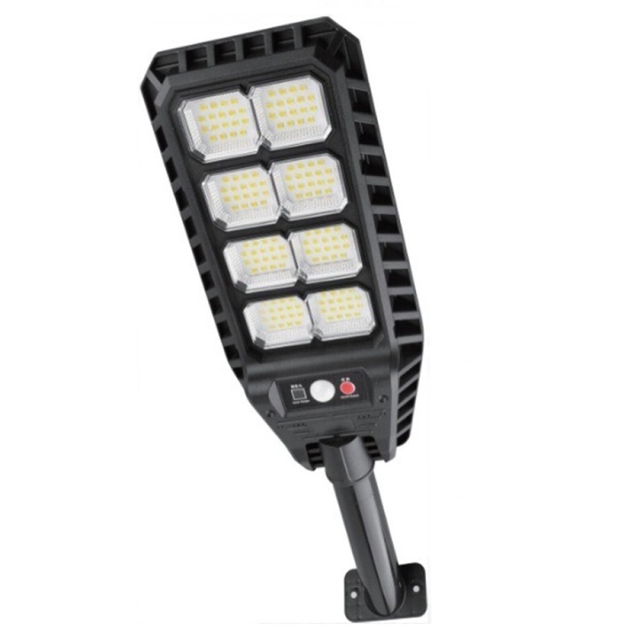 Соларна LED лампа TheMaster Dragon SWP-144LED, 2400W, 144 LED диода, сензор за движение, IP65