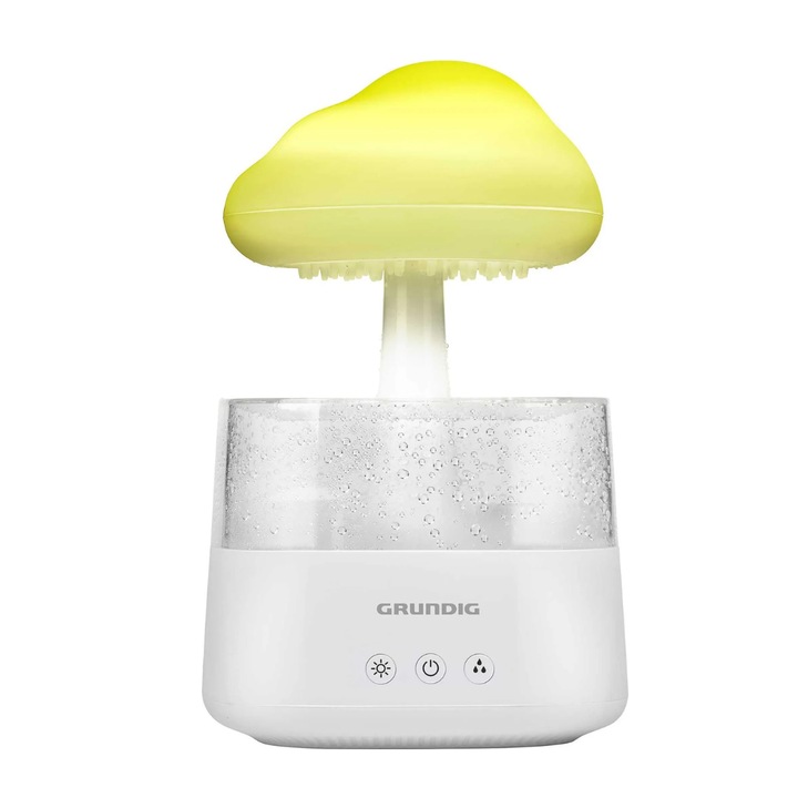 Овлажнител Grundig дъждовен облак, 450 мл, бял