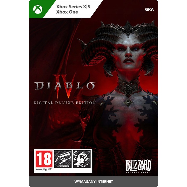 Licenta Joc Diablo IV Deluxe Edition Xbox One/X/S Key (Cod Activare Instant)