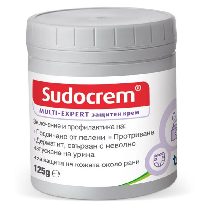 Sudocrem krém 125 g, gyermekeknek, univerzális, nyugtató, cink-oxiddal