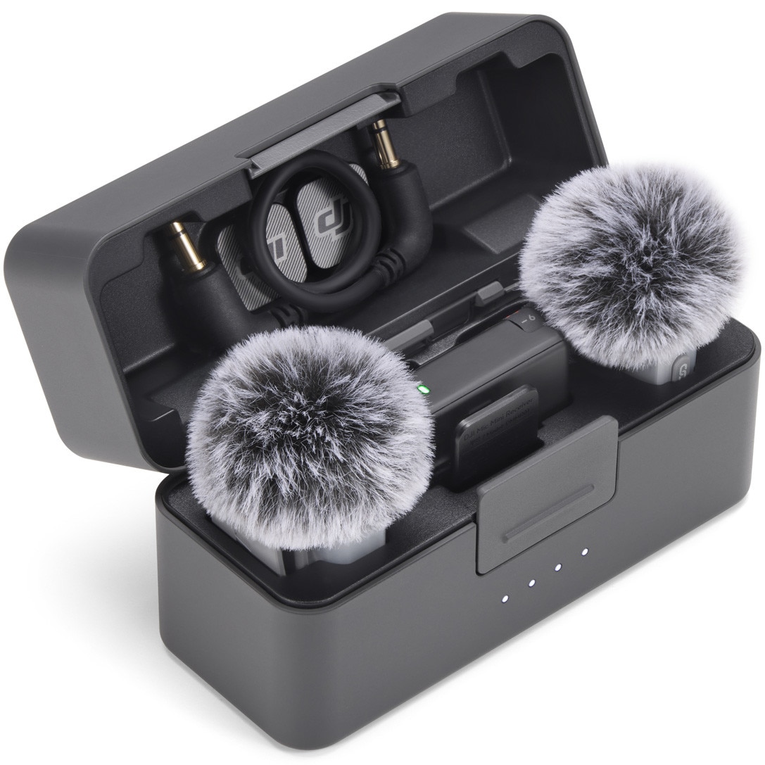 その他 DJI Mic Mini (2 TX + 1 RX) DJI Mic Mini 2 (2 TX + 1 RX + Charging Case) - eMAG.ro