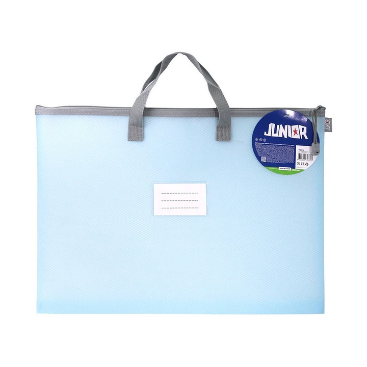 Junior Bop rajztáska, fogantyúval, A3, kék