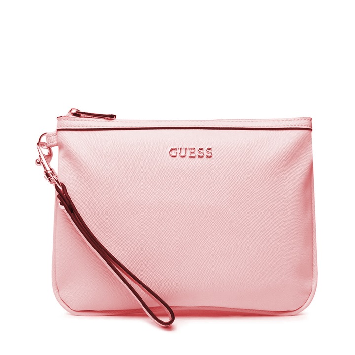 Guess táska, Vanille, szintetikus bőr, textil táska, piperetáska, elefántcsont, PWVANIP2102, nőknek, 23 x 17 x 8 cm