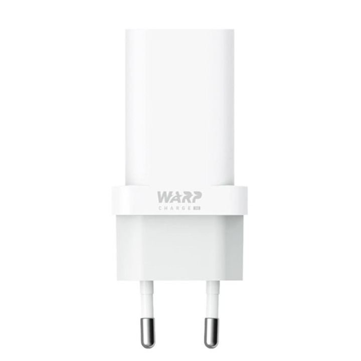 Oneplus Warp WC030B31HK fehér gyári hálózati gyors töltőfej (SuperCharge) 30W 6, 5A