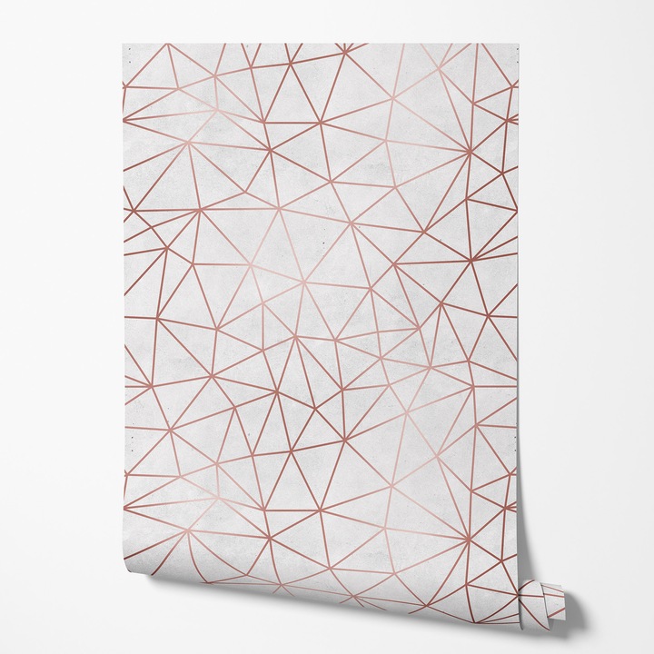 GP TONER flíz tapéta, geometrikus minta, félmatt, többszínű, 50x500cm