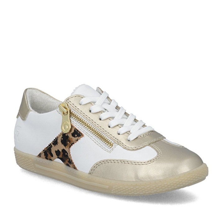 Rieker Rieker fűzős cipzáros női fehér sneaker sportcipő L9700-81