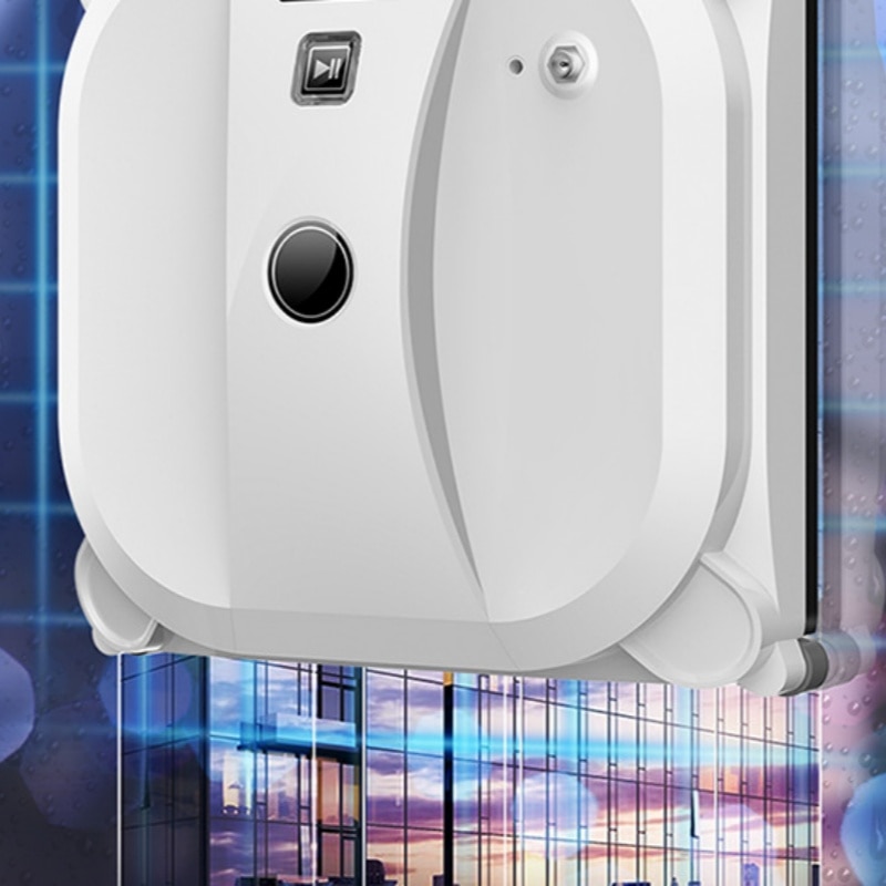 Robot de curatat geamuri, 5600 Pa, pornire cu o singura apasare, 650mAh, protectie impotriva intreruperii alimentarii, ORBER, navigare planificata, complet automat, inteligent, pentru uz casnic, ABS, 25 × 25 × 90 cm, alb