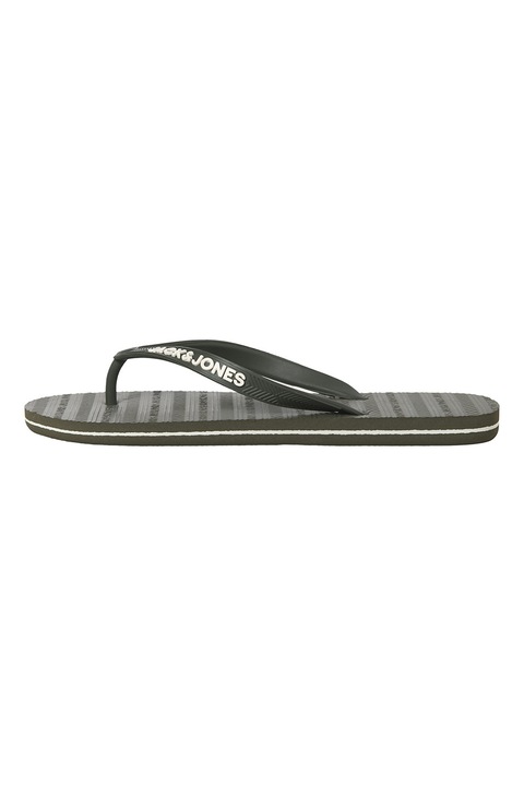 Jack & Jones, Flip-flop papucs logóval, Khaki