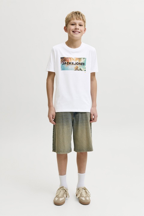 Jack & Jones, Póló logóval a mellrészén, Fehér