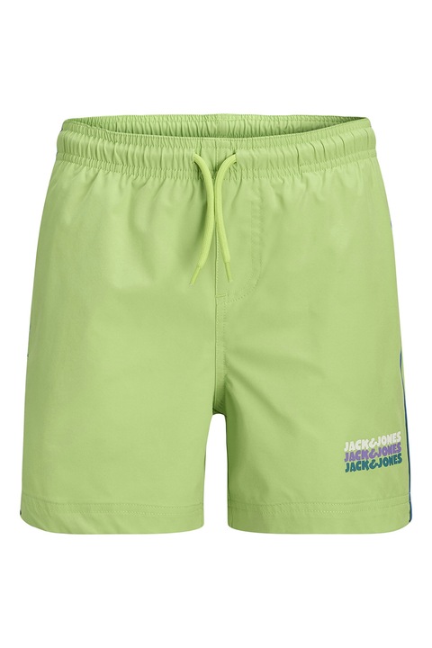 Jack & Jones, Плувни шорти с връзка, Лайм зелено