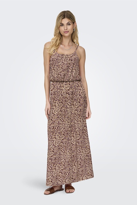Only, Rochie maxi fara maneci Winner, Maro taupe