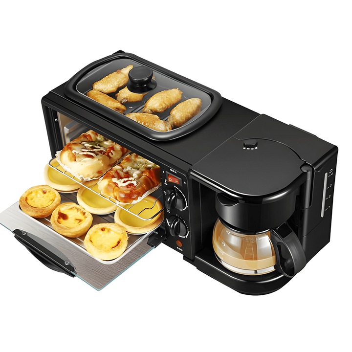 Oala electrica hot pot, oala shabu Yin Yang, 6 L Capacitate, 1360 W Putere, Acoperire Antiaderenta, Cu Capac