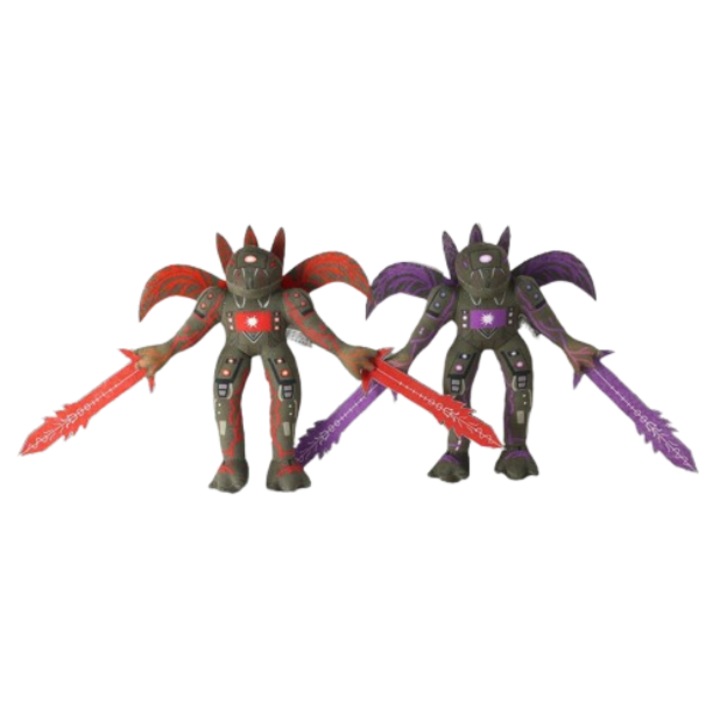 Jucarie de plus Titan, design atragator, material moale, ambalaj comprimat