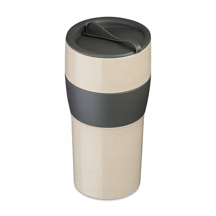 AROMA TO GO XL termosz bögre, 700 ml, antracit, 19x9,2cm, szett