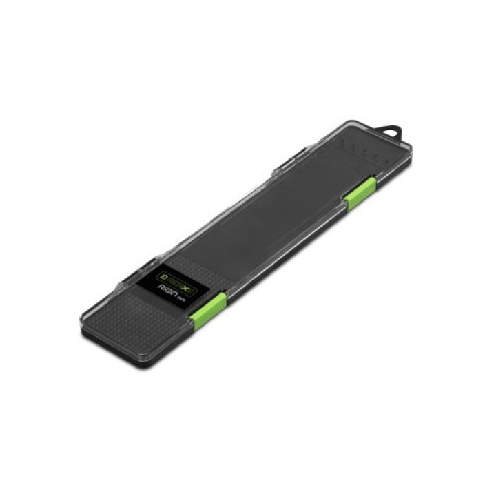 Delphin REAXE RIGIN mini horgászdoboz, 216x46mm, fekete-sárga design, tartós anyagok