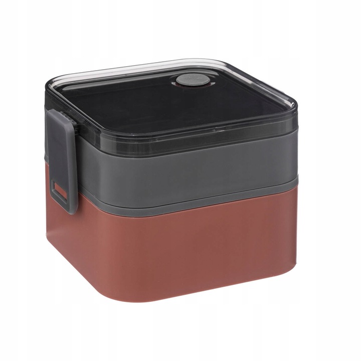 Кутия за храна 5five Simply Smart, 1,5 л, с 2 отделения, пластмаса, 14,2x11,6x16см