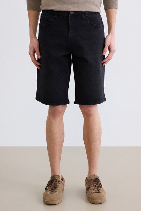 LC WAIKIKI, Blugi scurti drepti, Negru
