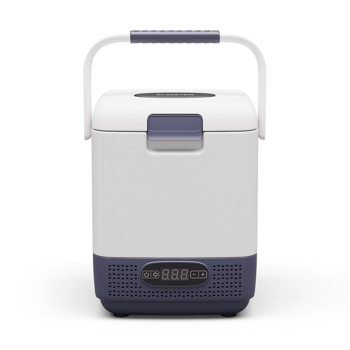 Cutie frigorifică Klarstein SwiftFrost 12L, compresor, -20°C, 12V-24V/230V, afisaj LED, 38x45x31cm