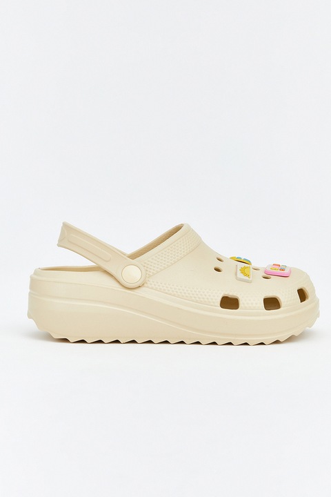 LC WAIKIKI, Saboti cu bareta slingback, Bej, 39