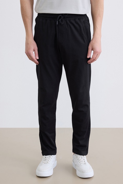 LC WAIKIKI, Pantaloni de trening cu buzunare cu fermoar, Negru, 28