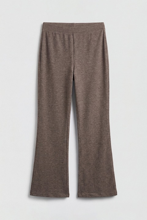 LC WAIKIKI, Pantaloni uni cu talie medie, Maro taupe