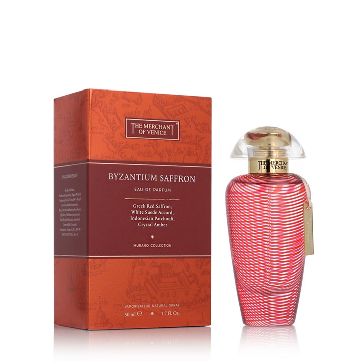 The Merchant of Venice Byzantium Saffron unisex parfüm, 50 ml, sáfrány és virág illatjegyekkel