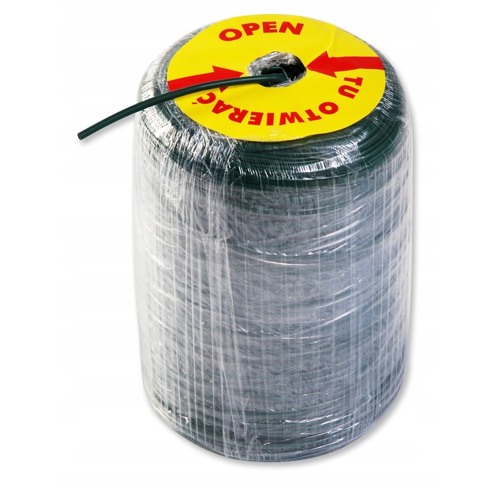Zöld óvodai tömlő 1,5 kg, 3x0,4 mm, UV-álló, méret 250 m/kg