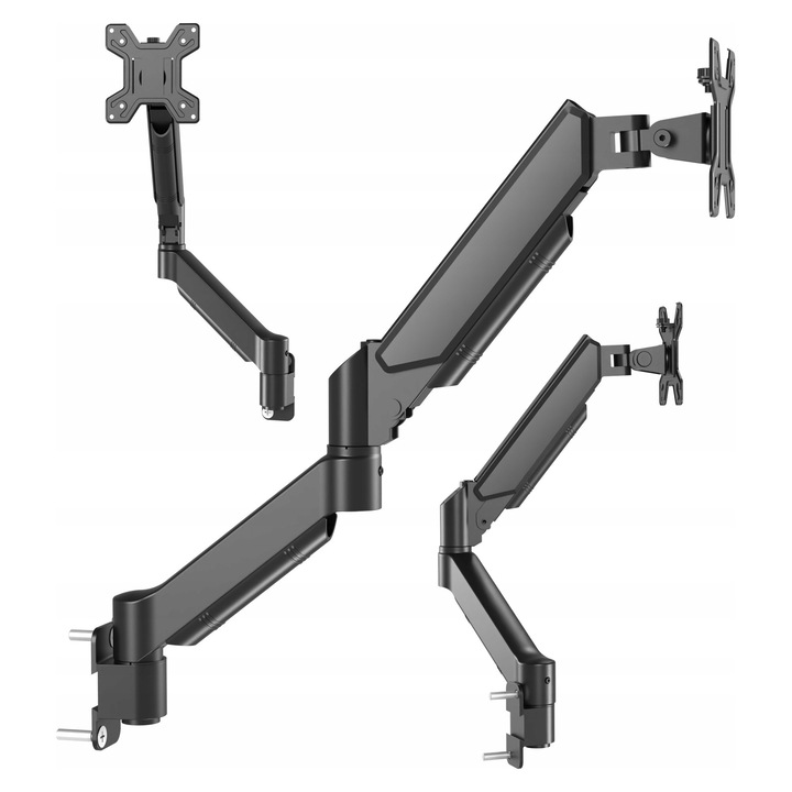 Vetus TV-tartó monitorhoz/TV-hez 13-32", fekete, teherbírás 1.5-9 kg, állítható, komplett szerelőkészlet