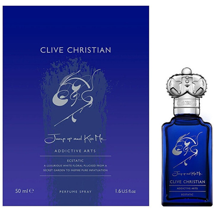 Clive Christian Jump Up And Kiss Me Ecstatic unisex parfüm 50 ml, fehér virágos jegyek, orientális-fás alap