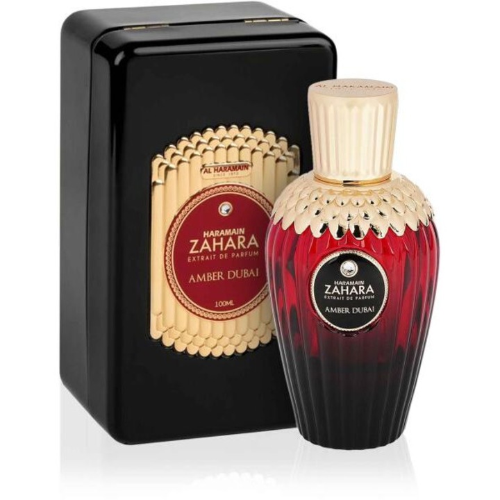 Unisex Parfüm Al Haramain Zahara Amber Dubai Extrait 100ml, keleties-virágos jegyek, tartós, kifinomult