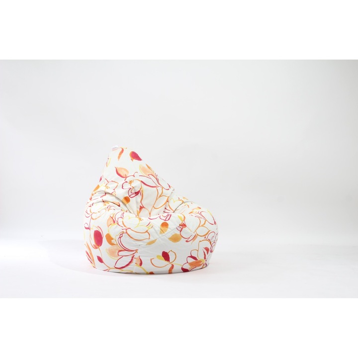 Fotoliu Nirvana Hobbit Pufrelax, Material Textil - Lively Blossom