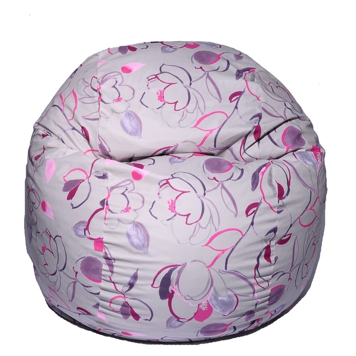 Matusalem Pufrelax fotel, textil anyag - Flower Buds