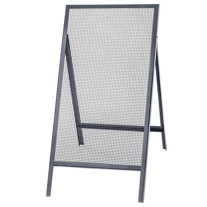 Sita pentru nisip, otel cu acoperire pulbere, gri, 120x60cm, ochi 8mm