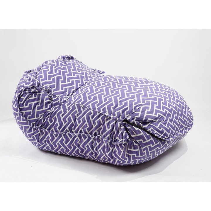 Magic Pillow XXL babzsákfotel, Pufrelax, textil anyag - Zippity Purple