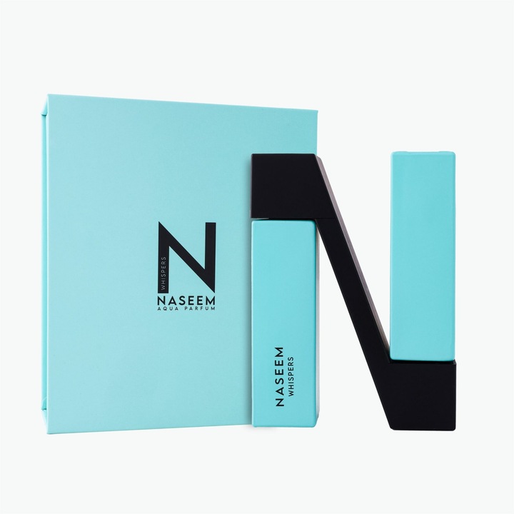 Naseem Whispers Apa de toaleta Unisex 60ml, note citrice si orientale, elegant