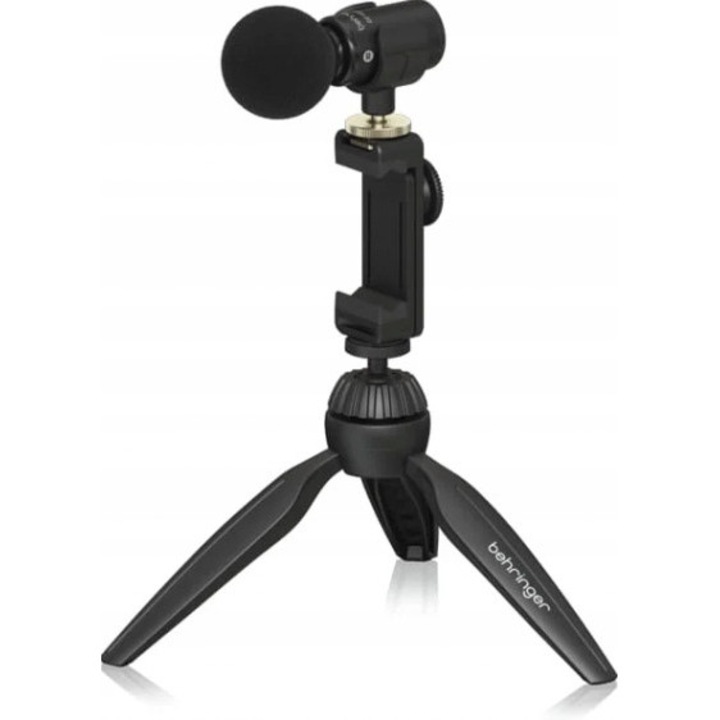Стерео микрофонен комплект Behringer Go Video Kit, USB-C, 32-bit/96 kHz, с аксесоари, за влогинг и подкастинг