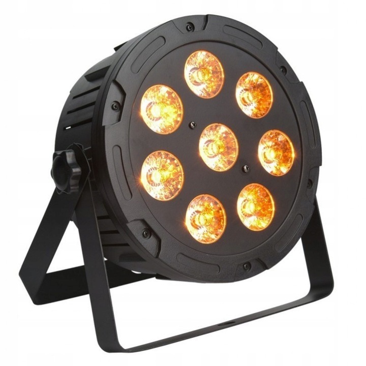 Reflektor PAR LED Light4Me Penta Par 8x12W RGBWA, 8 dióda, mobil, DMX vezérlés