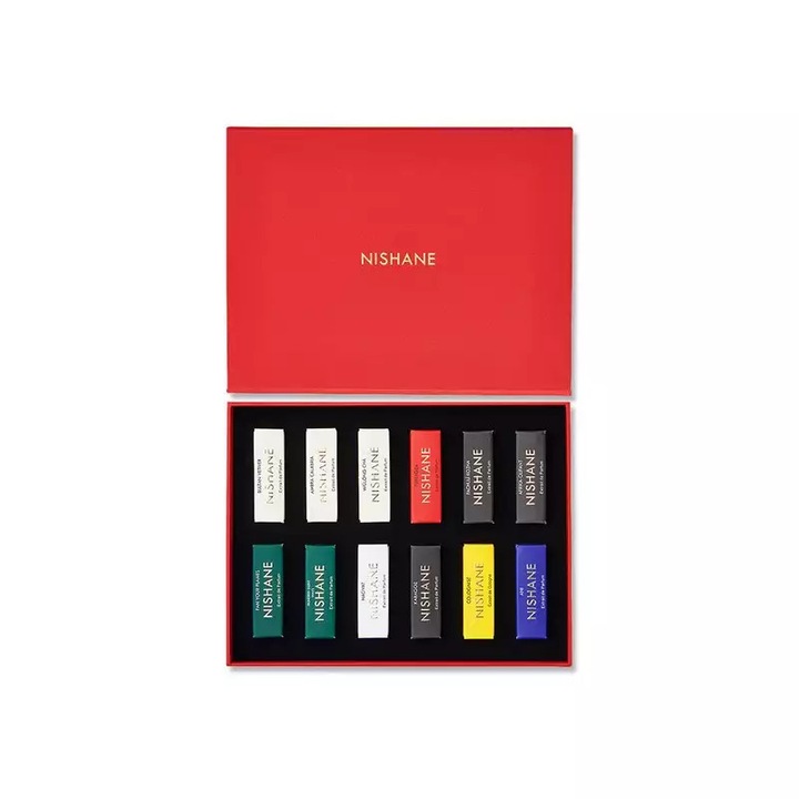 Set descoperire parfumuri Nishane, 12 x 2 ml, unisex, arome diverse