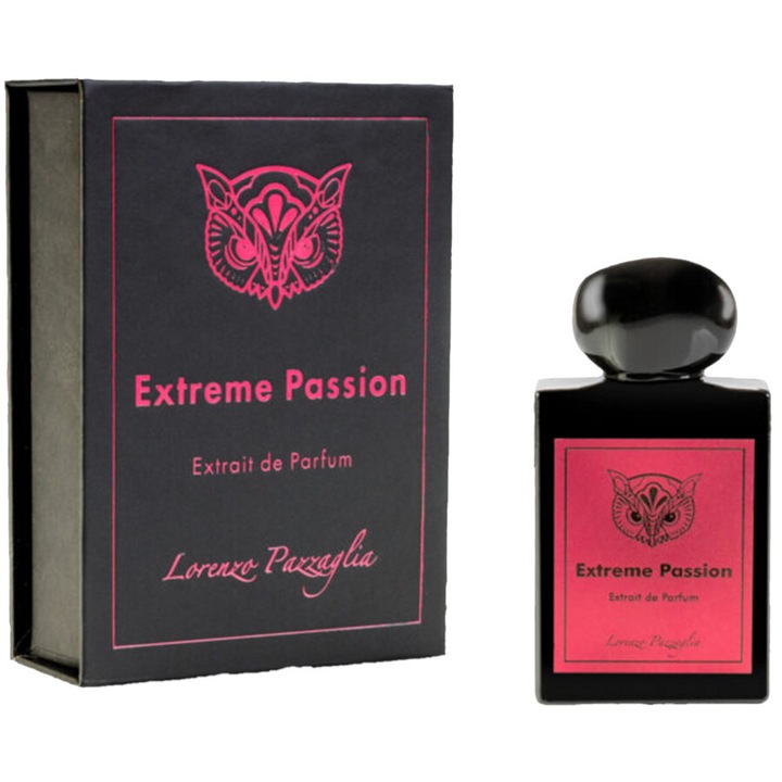 Parfum unisex Lorenzo Pazzaglia Extreme Passion, 100 ml, aroma intensa, floral-orientala, flacon generos