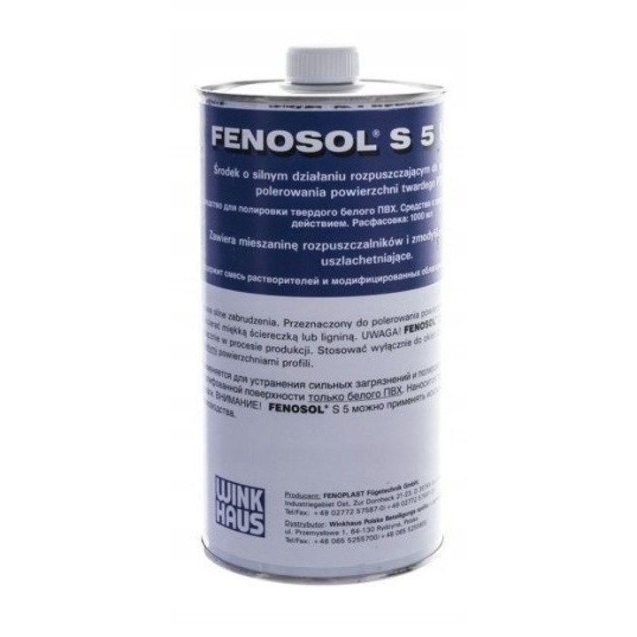 Fenosol S-10, solutie curatat geamuri, 1 litru, pentru PVC alb, antistatic
