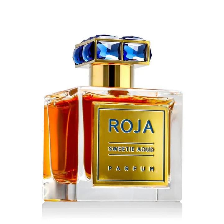 Parfum unisex Roja Parfums Sweetie Aoud 100 ml, note lemnoase și dulci, ideal pentru toamnă și iarnă