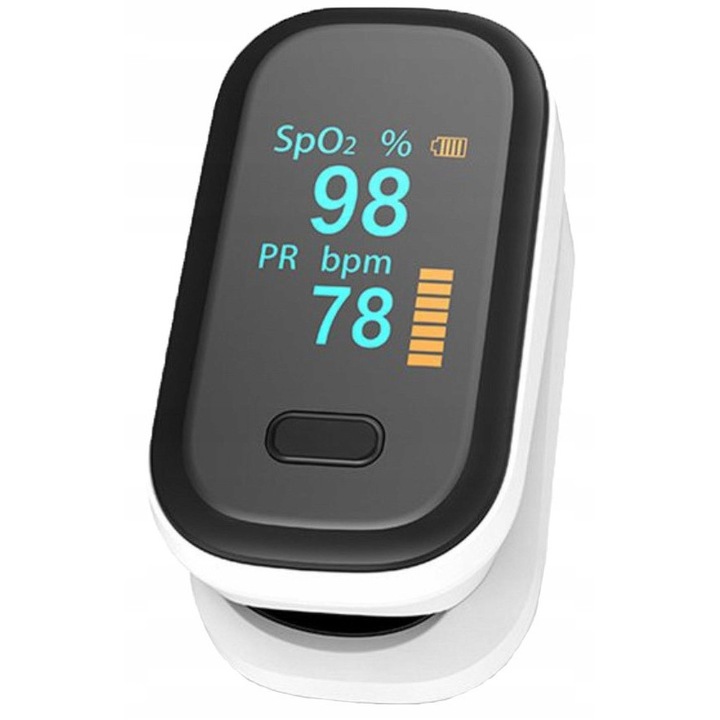Pulsoximetru Misure YK-80B, ecran OLED bicolor, masurare rapida SpO2, pentru deget