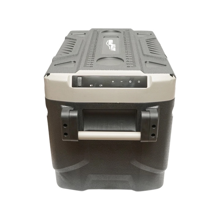 Frigider Auto Portabil 40L cu Compresor, 60W, Congelare -20°C, 12/24/220V, Racire Rapida, Ideal Camping si Drumuri Lungi