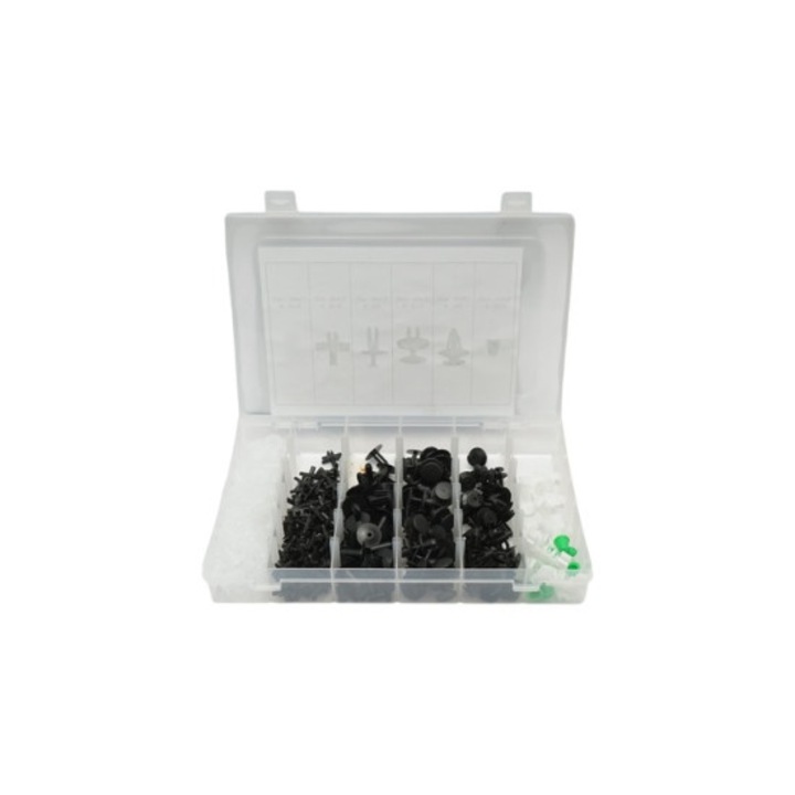 Trusa clipsuri plastic auto compatibile BMW 290 piese Cod: BK19958