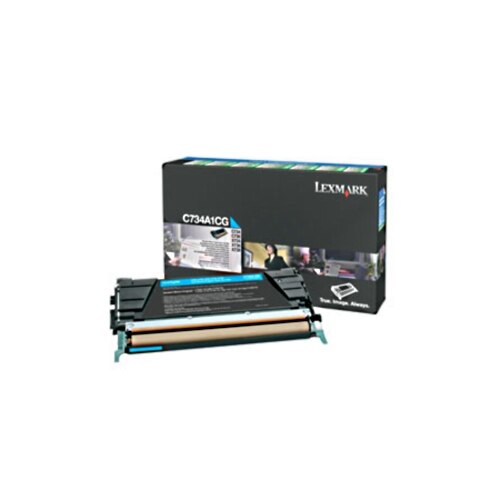 Toner Lexmark 0C734A1CG Cyan