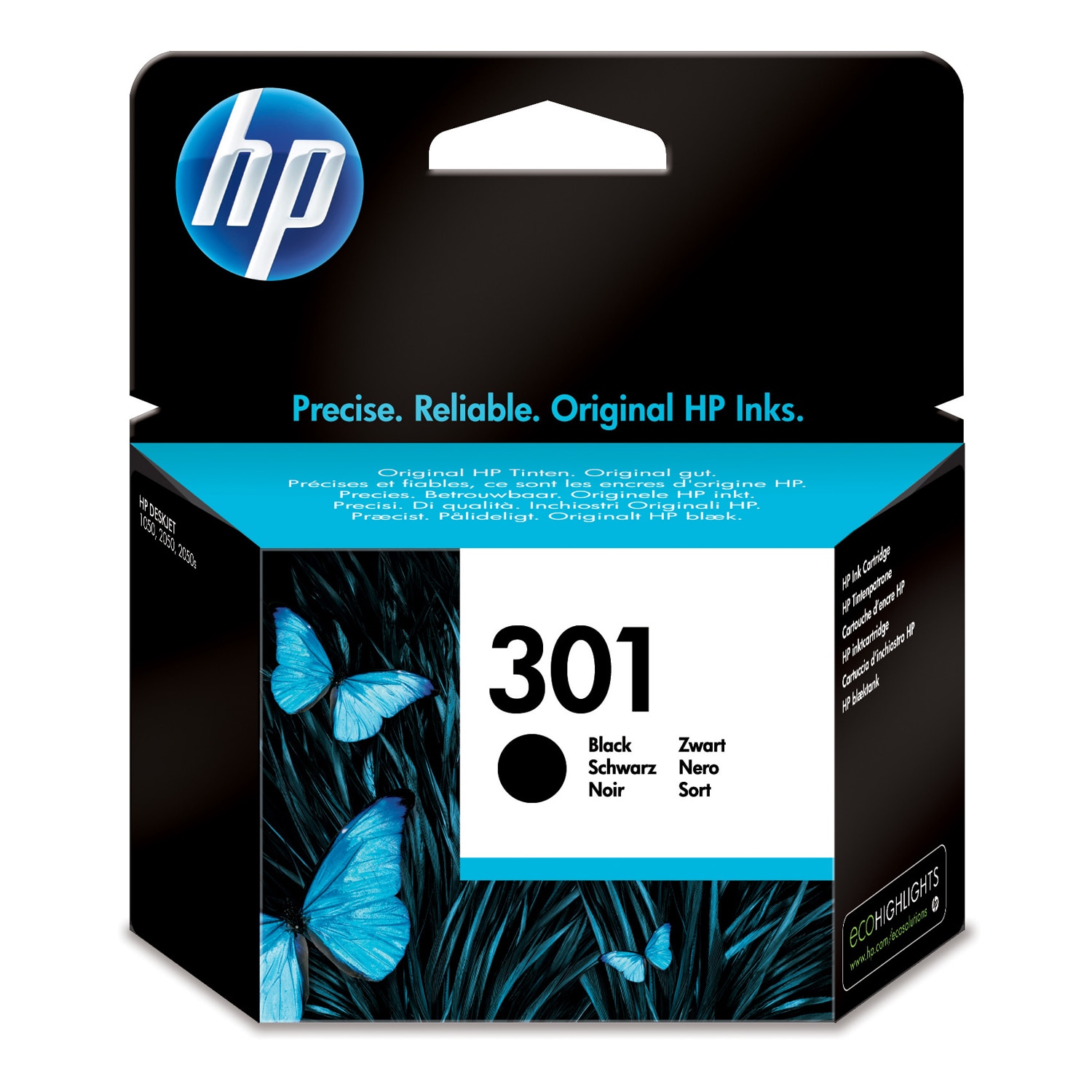 Cartus cerneala HP 301, CH561EE, Negru, eligibil Instant Ink