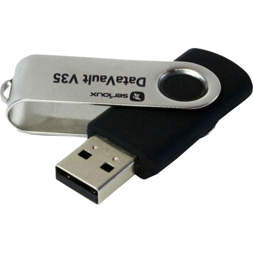 systematic penalty Retention Memorie USB Serioux DataVault V35, 32GB, USB 2.0, Negru - eMAG.ro
