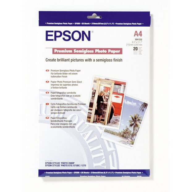 Hartie foto Epson Premium Semigloss A4
